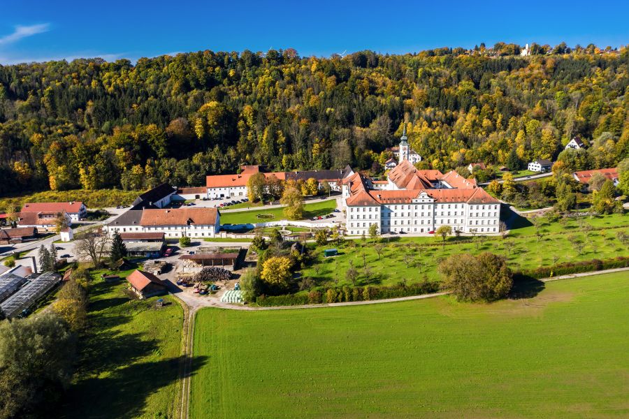 Benediktinerabtei Schäftlarn im Isar-Tal