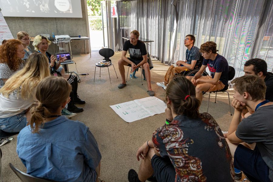 Workshop "Resistance" auf der 40. Internationalen Jugendbegegnung Dachau