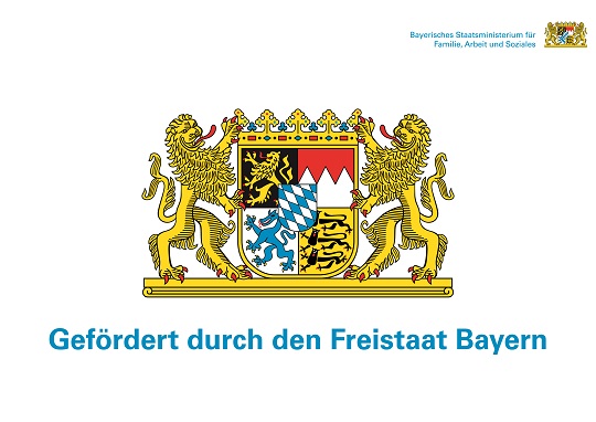 Bayerisches Staatswappen für Förderung