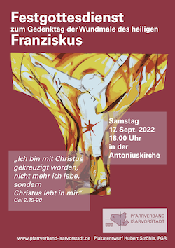 PLAKAT-Franziskus-Wundmahle-Glasfenster-Tau