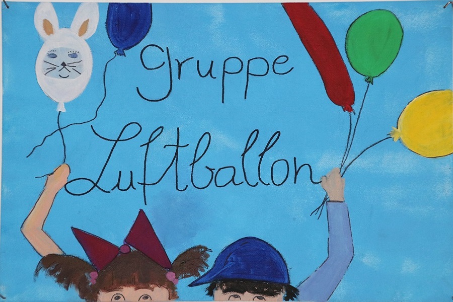 Bild Luftballongruppe Kindergarten Allerheiligen