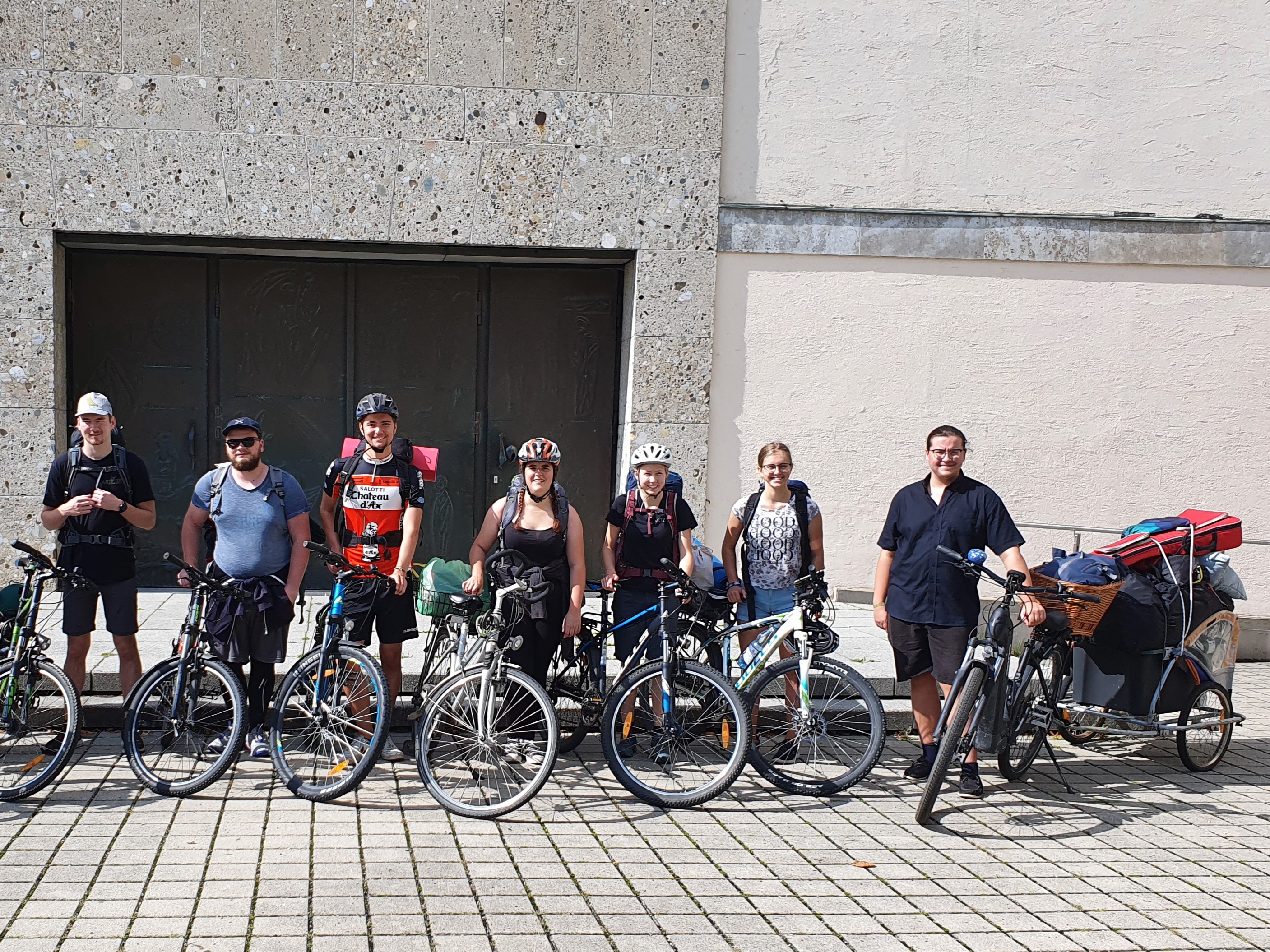 Startklar für die Fahrradtour nach Mammendorf