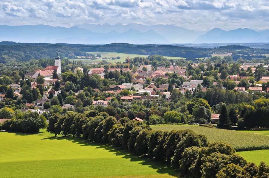 Ansicht Ebersberg von Norden