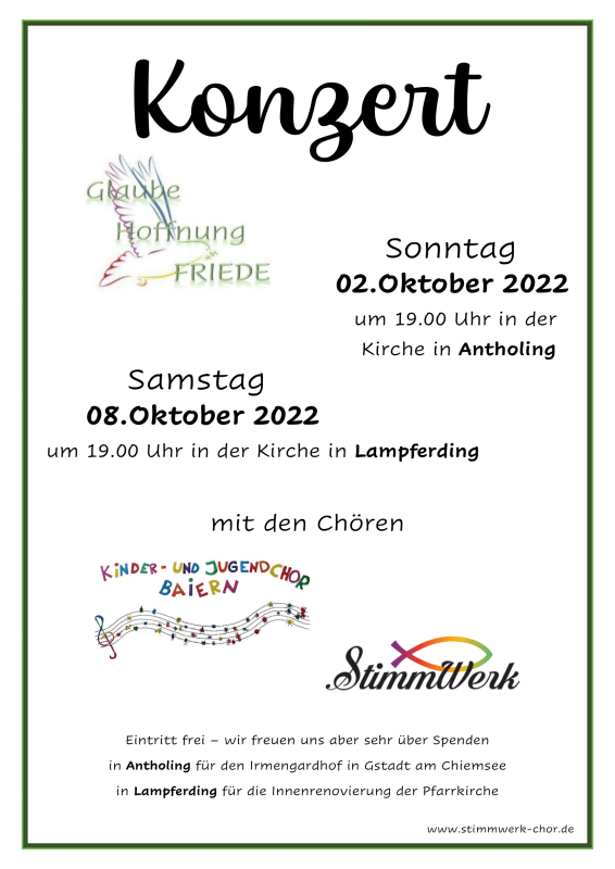 Platkat Konzert Stimmwerk 08.10.2022