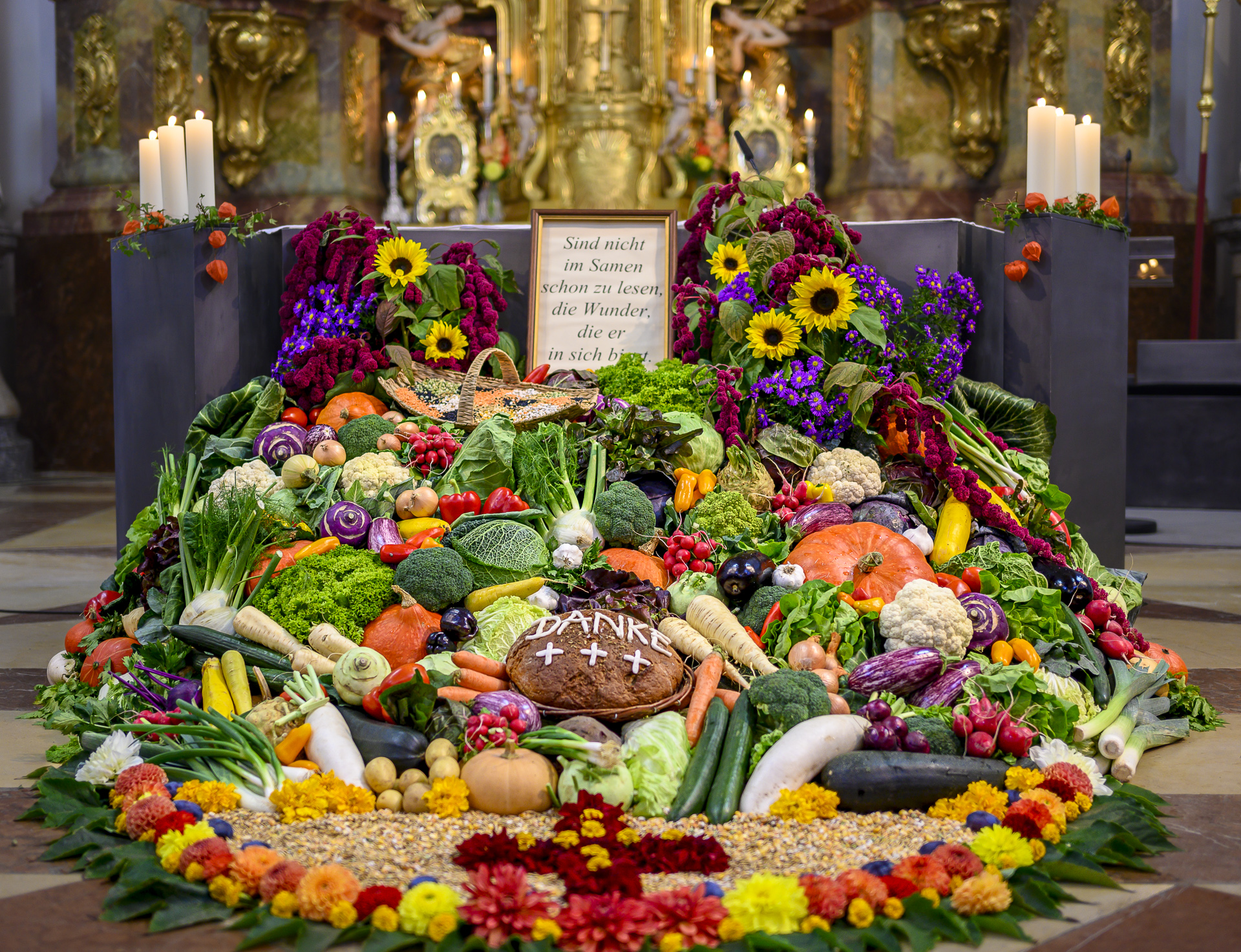 Erntedank in der Pfarrkirche Rott am Inn