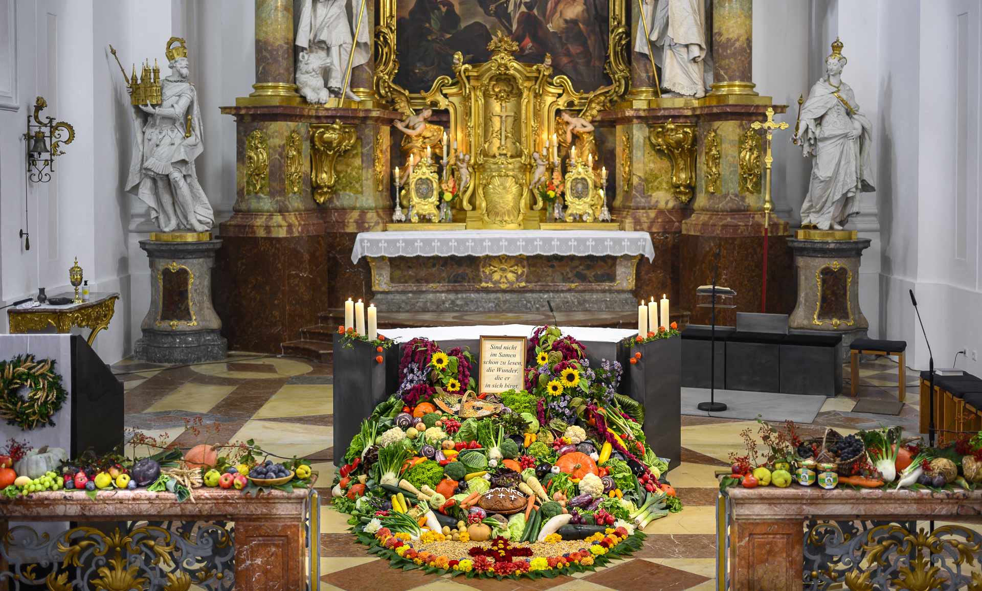 Erntedank in der Pfarrkirche Rott am Inn