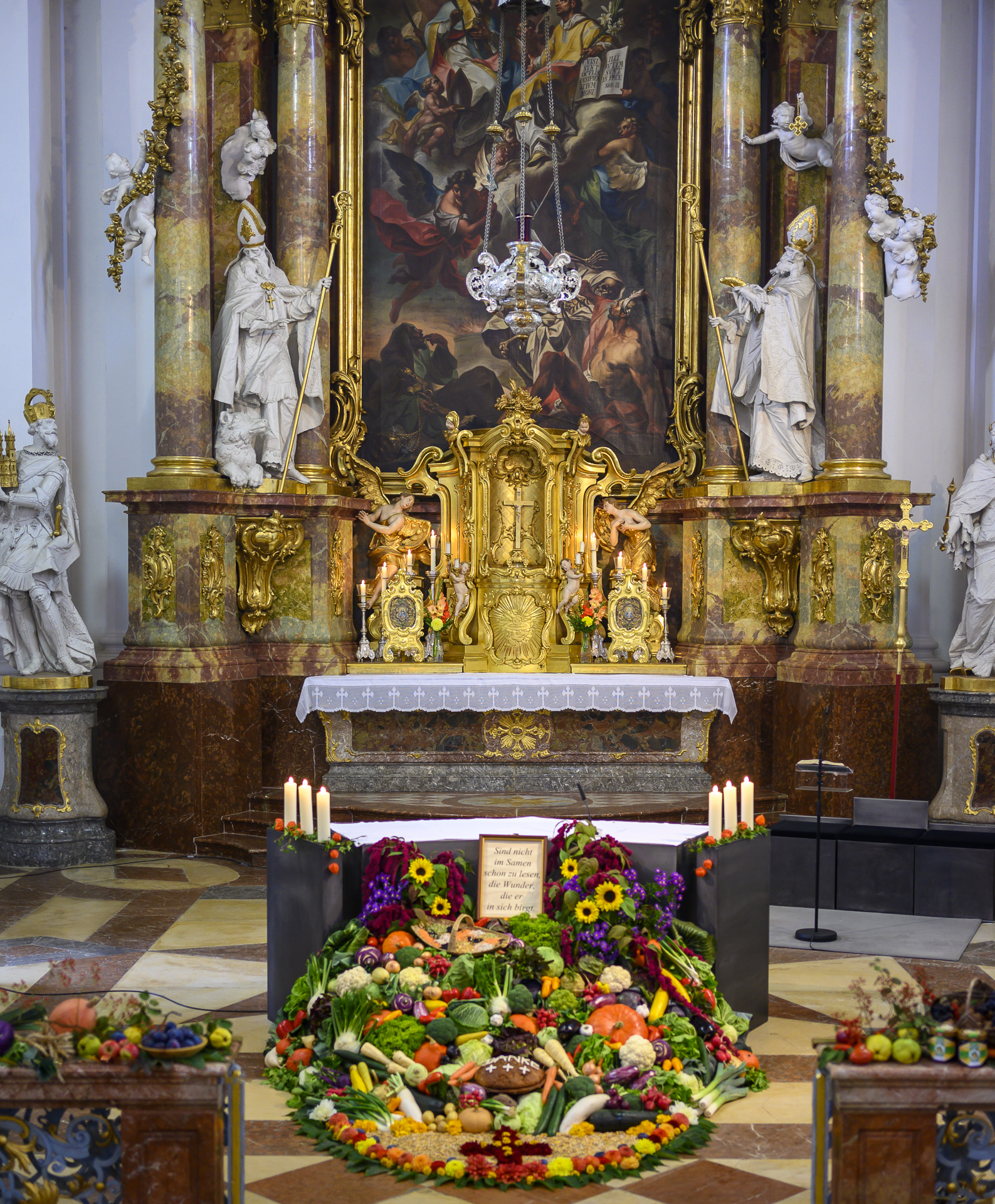 Erntedank in der Pfarrkirche Rott am Inn