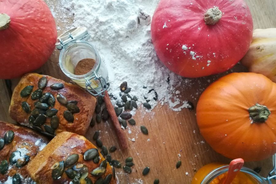 Gewürziges Kürbisbrot