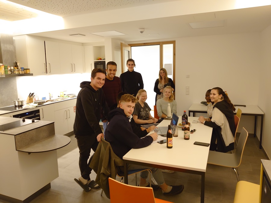 Studierende im Wohnheim St. Sebastian in Rosenheim
