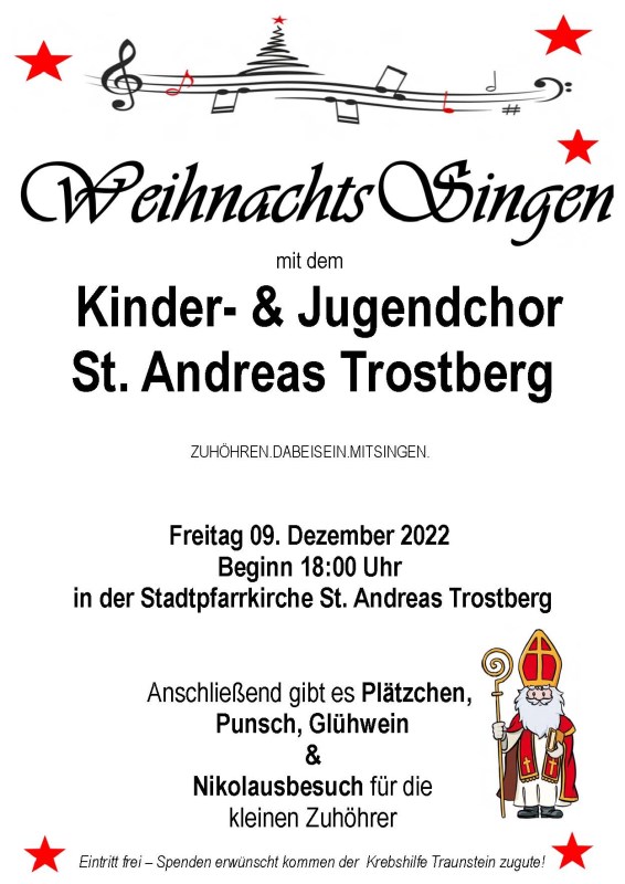 Weihnachtliches singen