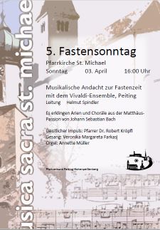 Musikalische Andacht 3.April