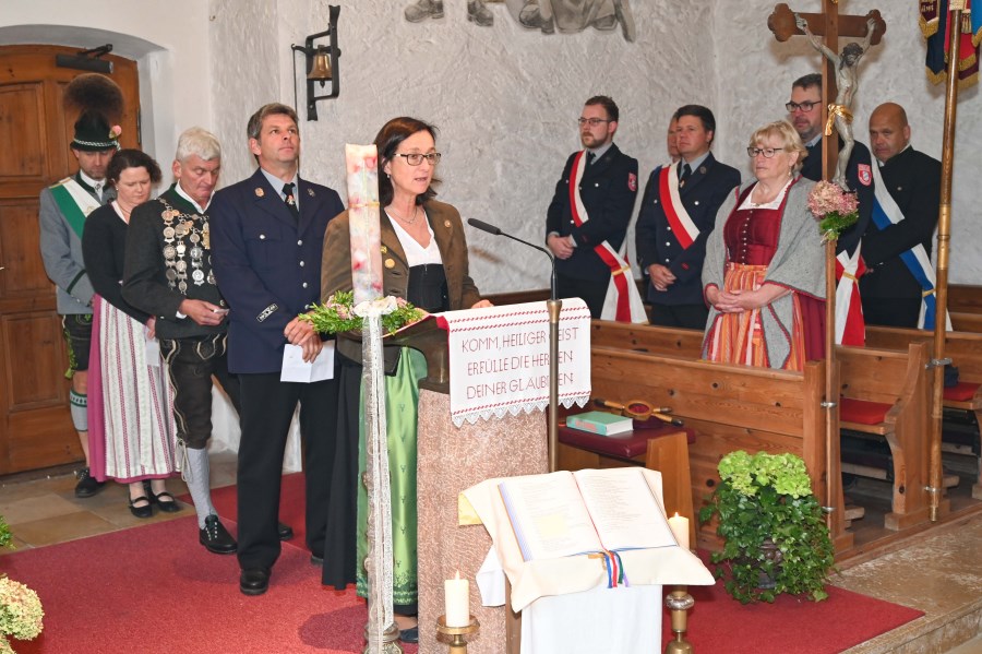 Erntedank Weißbach Fürbitten der Ortsvereine