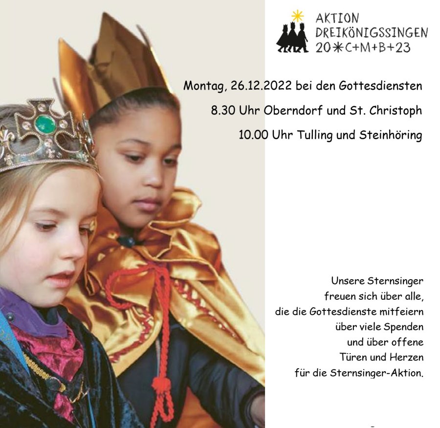 Aussendung Sternsinger