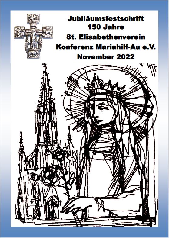 Deckblatt der Festschrift 150 Jahre Elisabethenverein Mariahilf