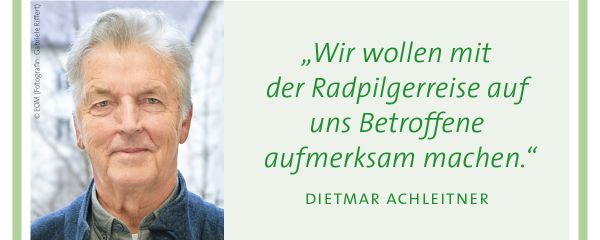 Bild und Zitat von Dietmar Achleitner