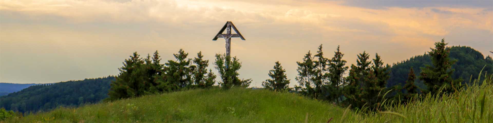 Deko Bild - Feldkreuz am Panoramaweg