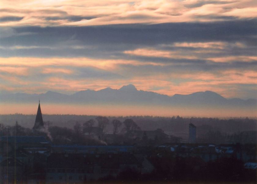 Taufkirchen: Winterliche Morgenstimmung