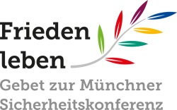Logo Frieden leben Münchner Sicherheitskonferenz