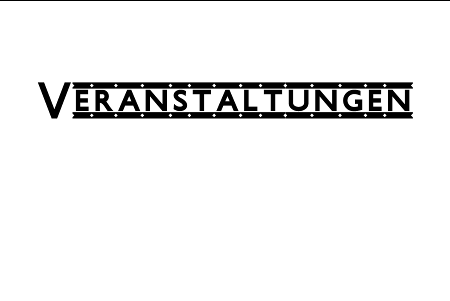 Veranstaltungen