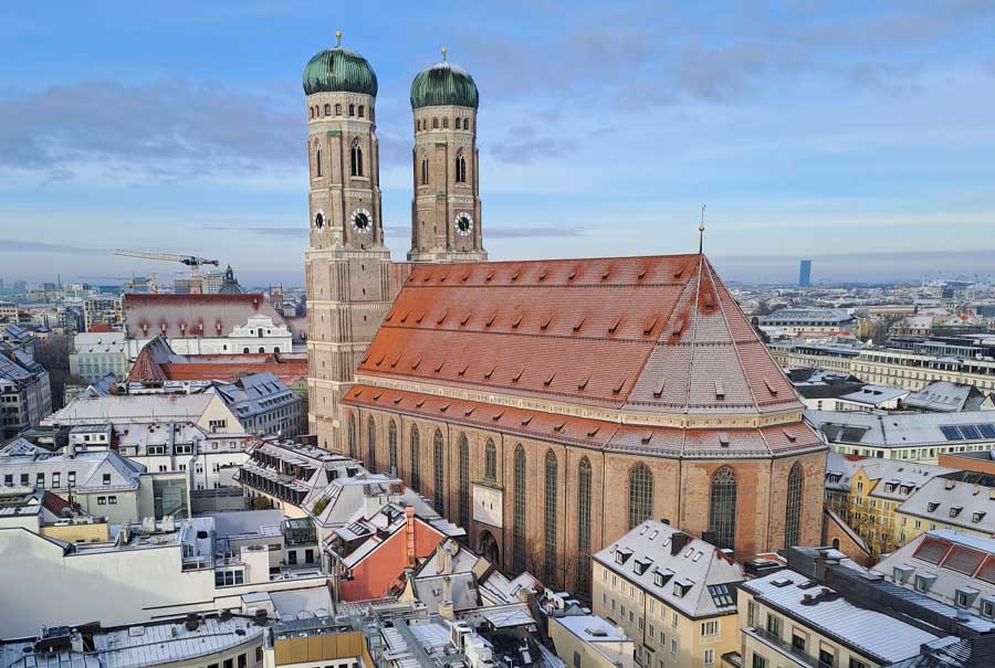 Deko Bild - Blick auf die Frauenkirche