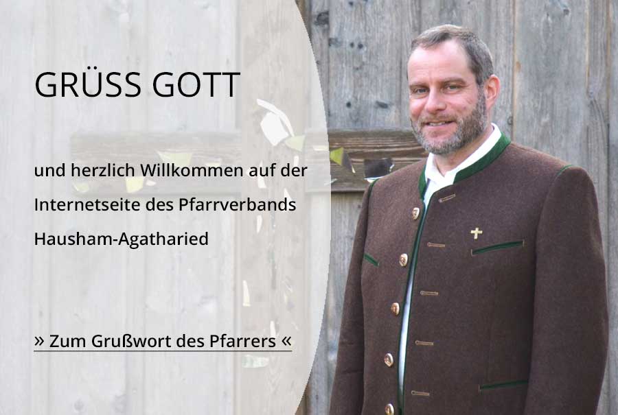 Deko Bild - Grüß Gott mit Pfarrer Michael Mannhardt