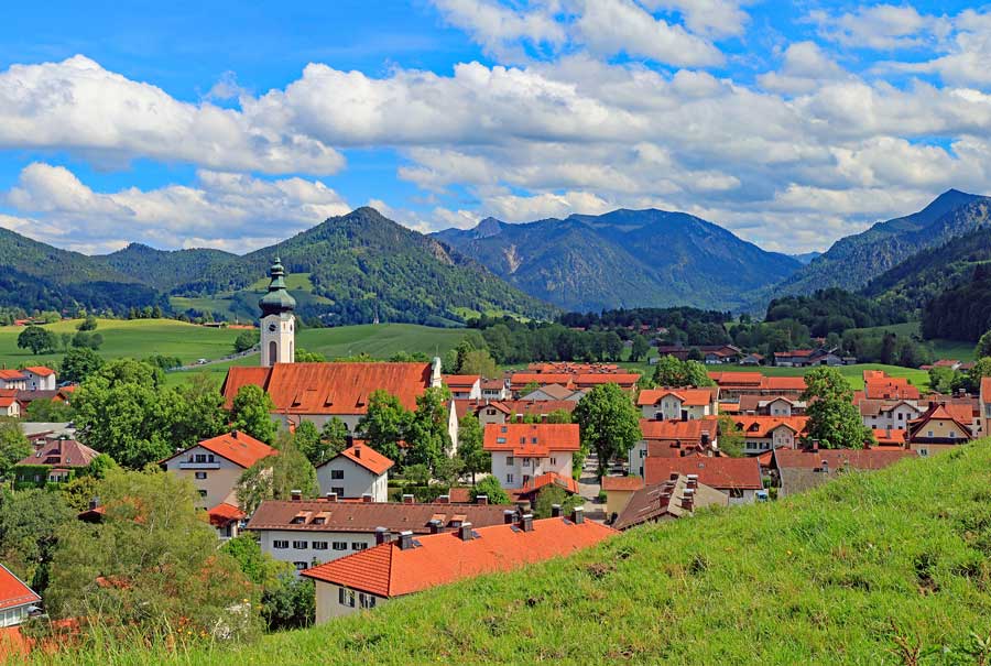 Deko Bild - Blick auf St. Anton