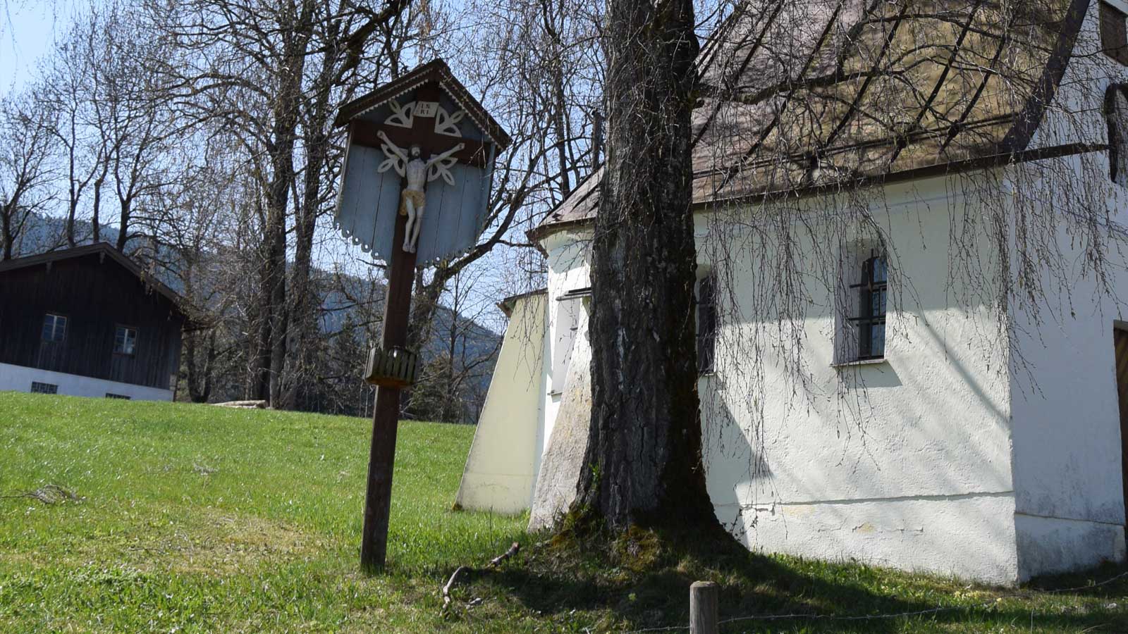 Wegekreuz an der Erasmuskapelle