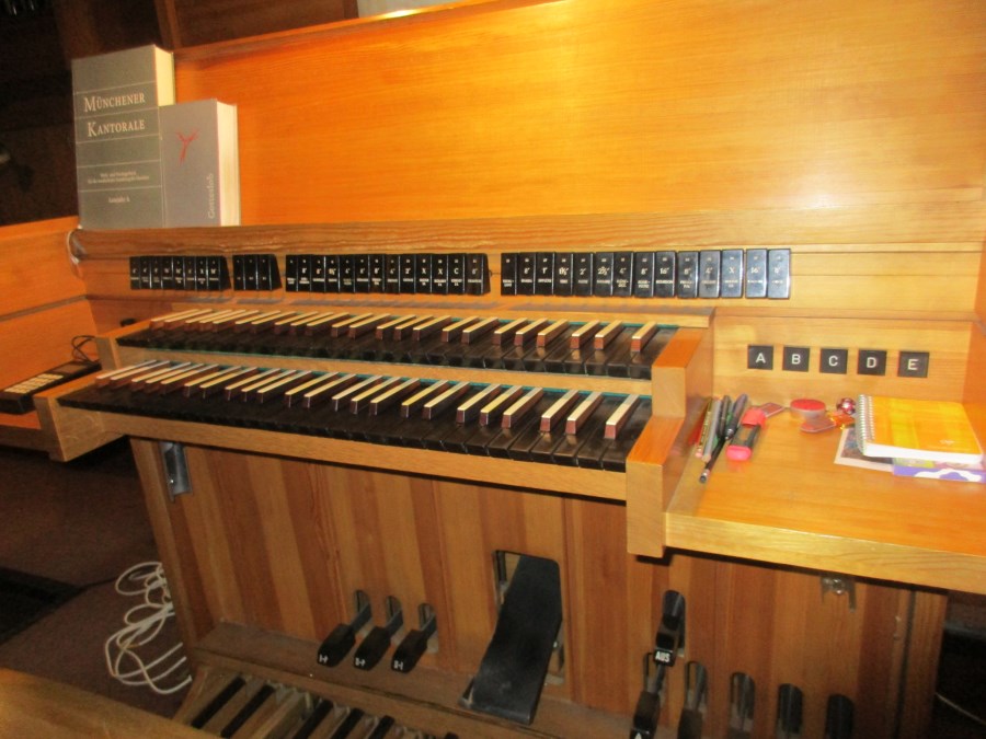 Orgelmanual und Pedal