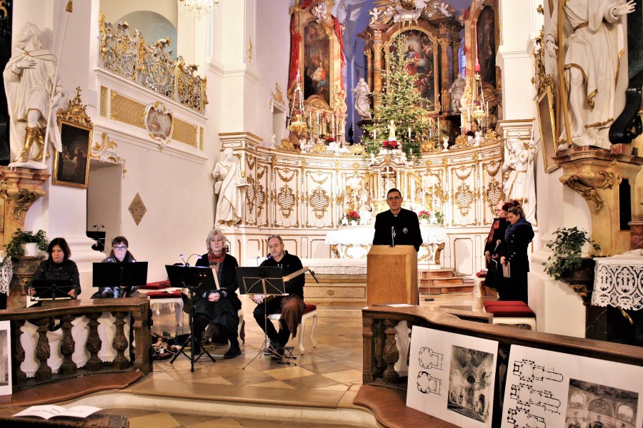 Pater Norbert bei der Eröffnung des Festjahres am 22. Januar 2023