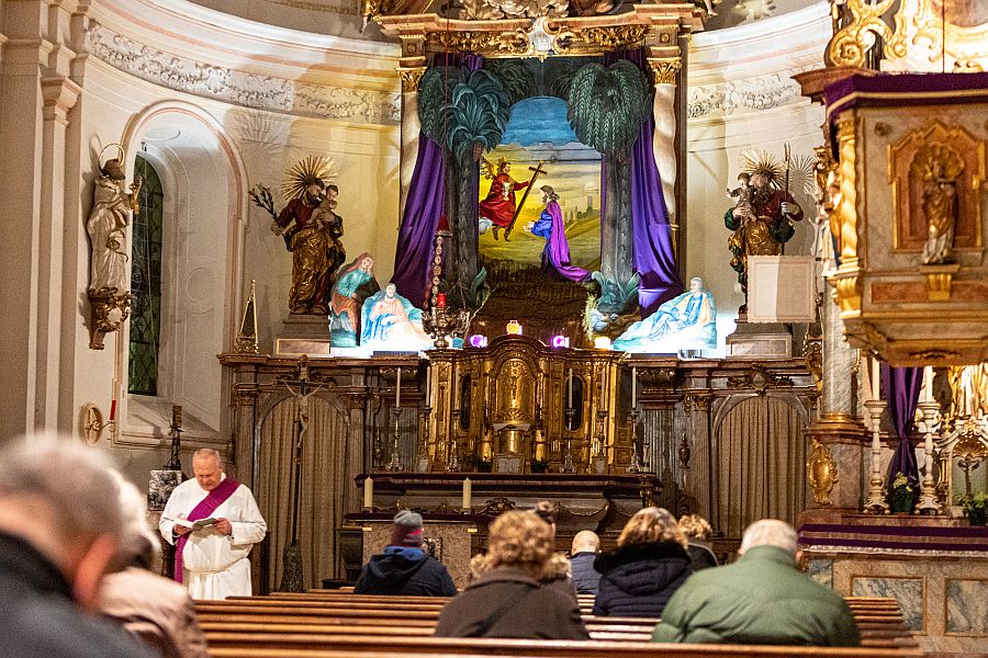 Ölbergandacht mit Diakon Manfred Bauer in der Pfarrkirche St. Ägidius in Gmund