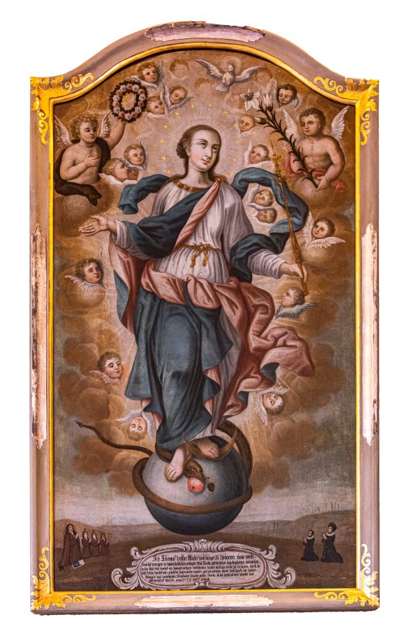 Bildnis aus der Pfarrkirche Mariä unbefleckte Empfängnis in Neubeuern
