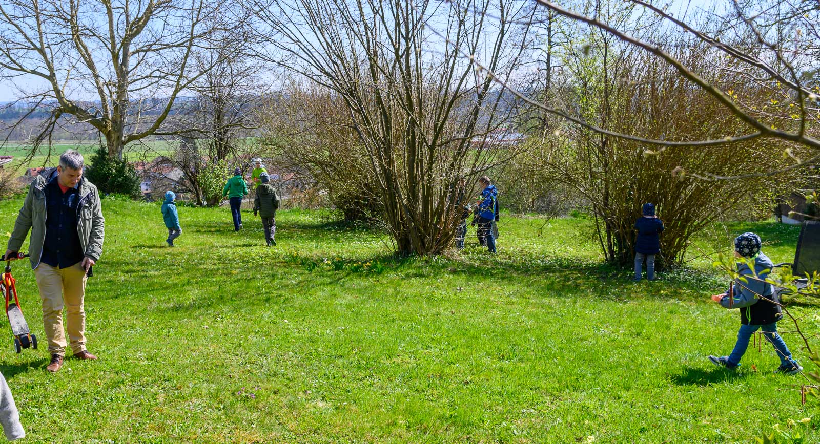 Ostereiersuchen im Pfarrhof Rott am Inn