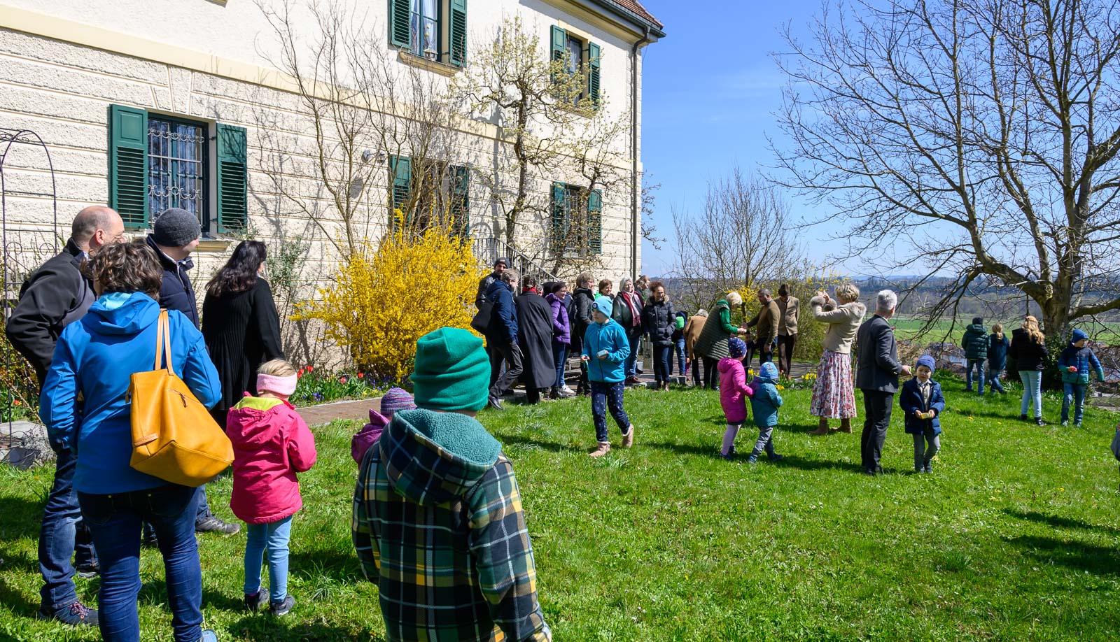 Ostereiersuchen im Pfarrhof Rott am Inn