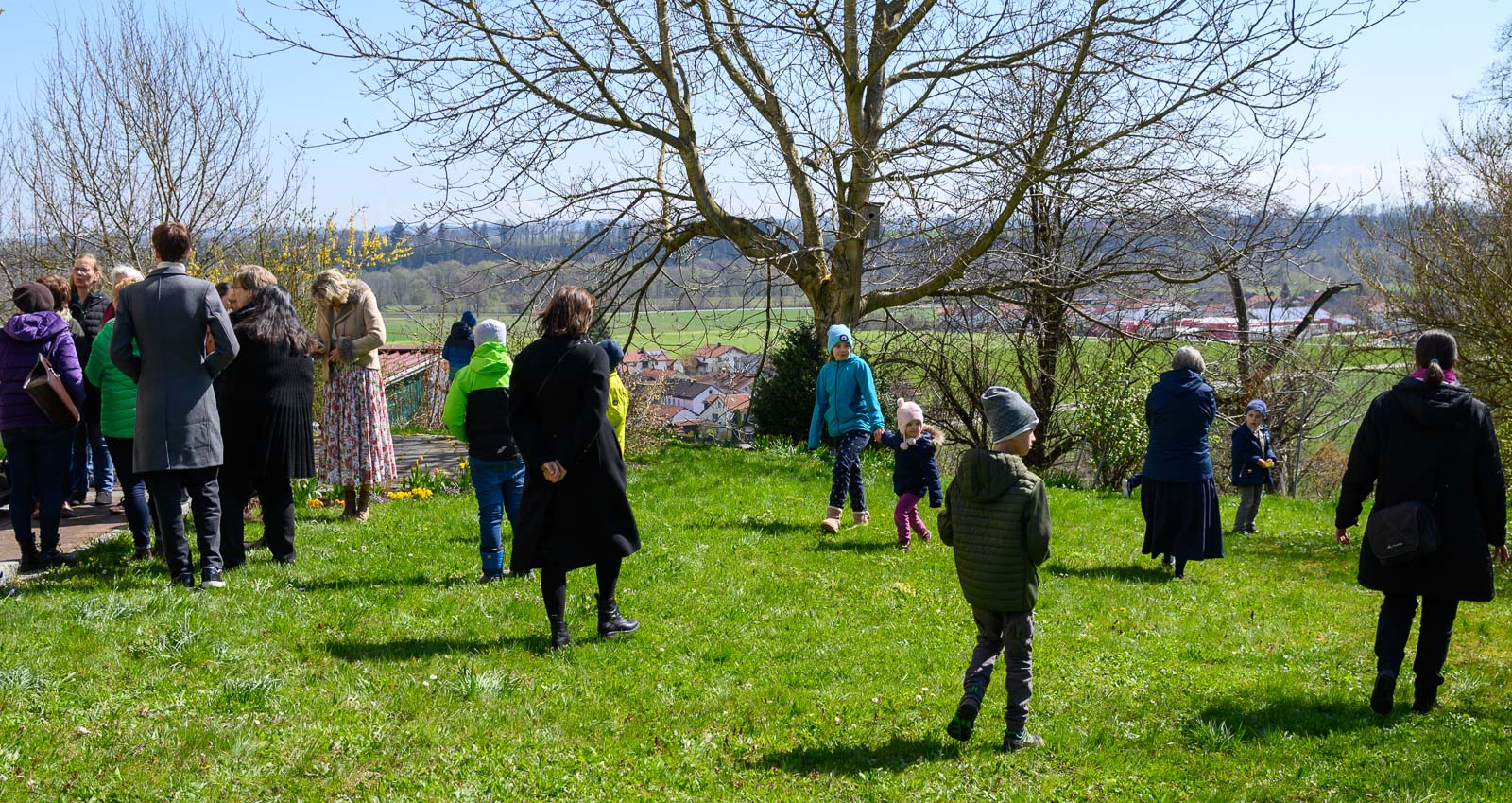 Ostereiersuchen im Pfarrhof Rott am Inn