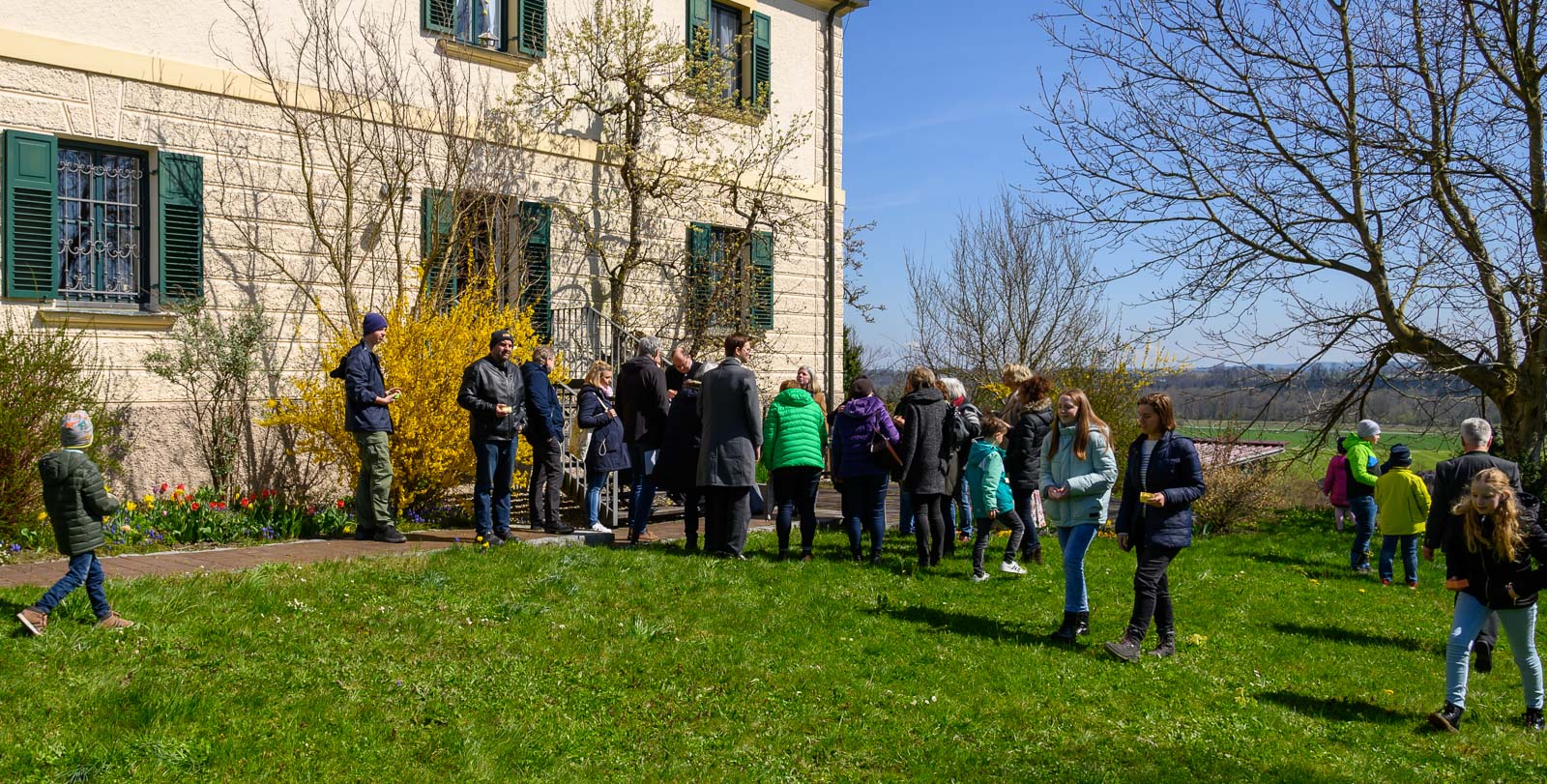 Ostereiersuchen im Pfarrhof Rott am Inn
