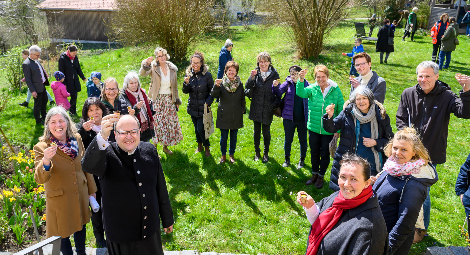 Ostereiersuchen im Pfarrhof Rott am Inn