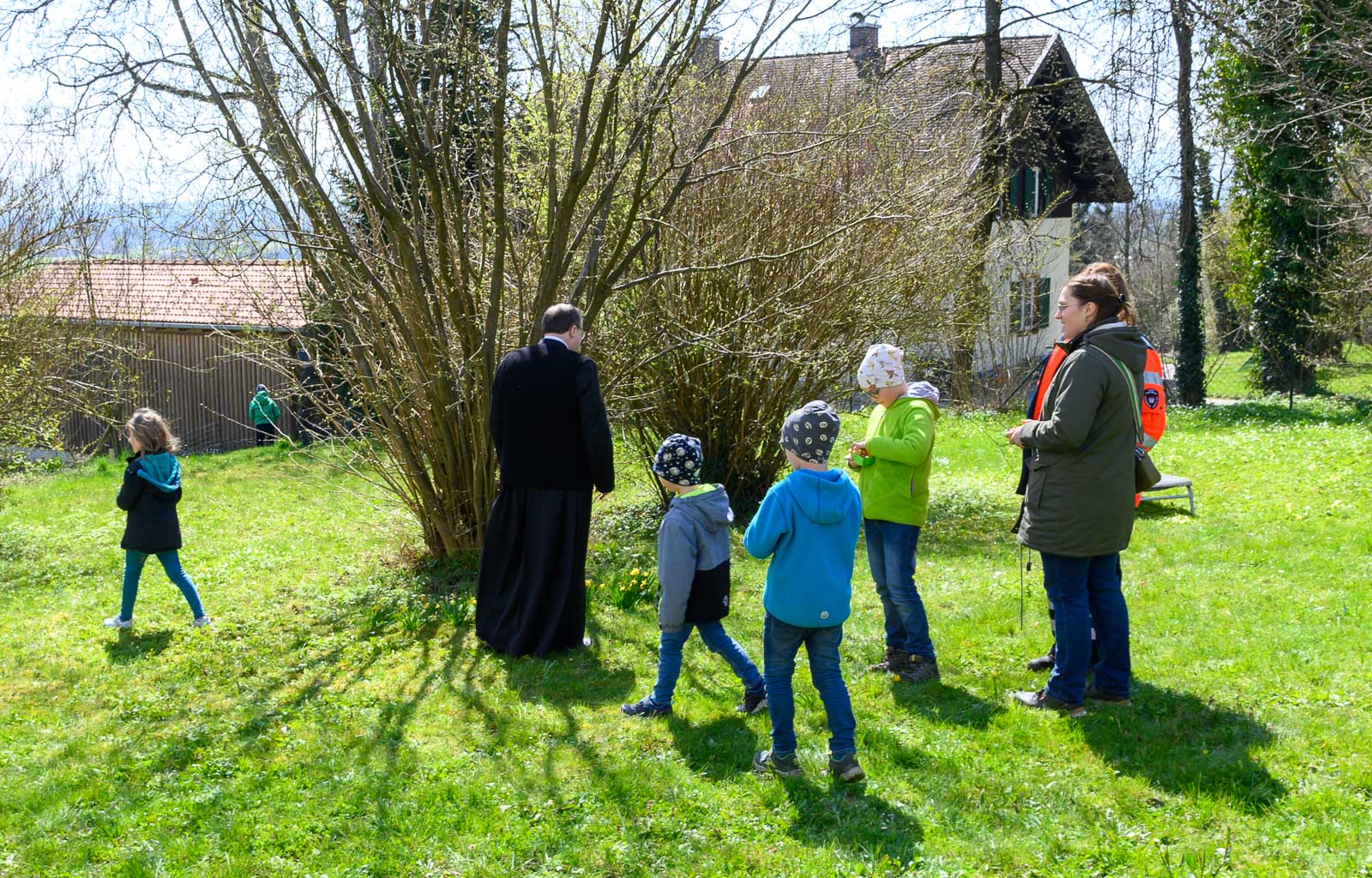 Ostereiersuchen im Pfarrhof Rott am Inn
