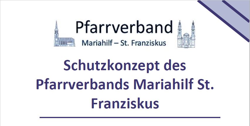 Deckblatt Schutzkonzept des Pfarrverbands Mariahilf St. Franziskus