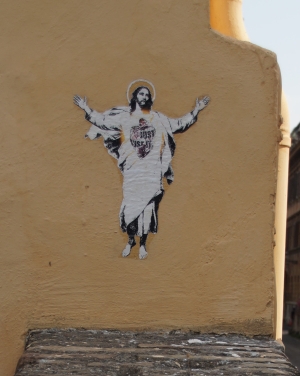Graffito Auferstehung