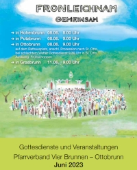 Gottesdienstordnung Juni 2023 - Titelblatt