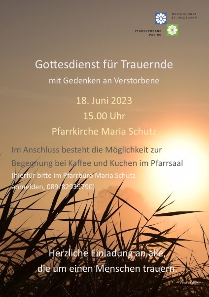 Plakat Gedenkgottesdienst Juni23