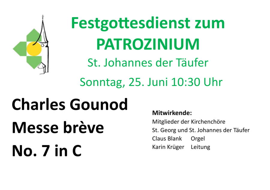Patrozinium St. Johannes der Täufer