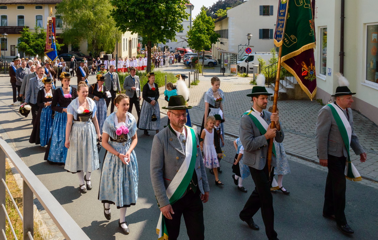 Fronleichnamsprozession in Rott am Inn