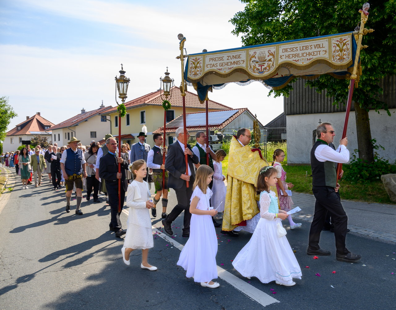 Fronleichnamsprozession in Rott am Inn