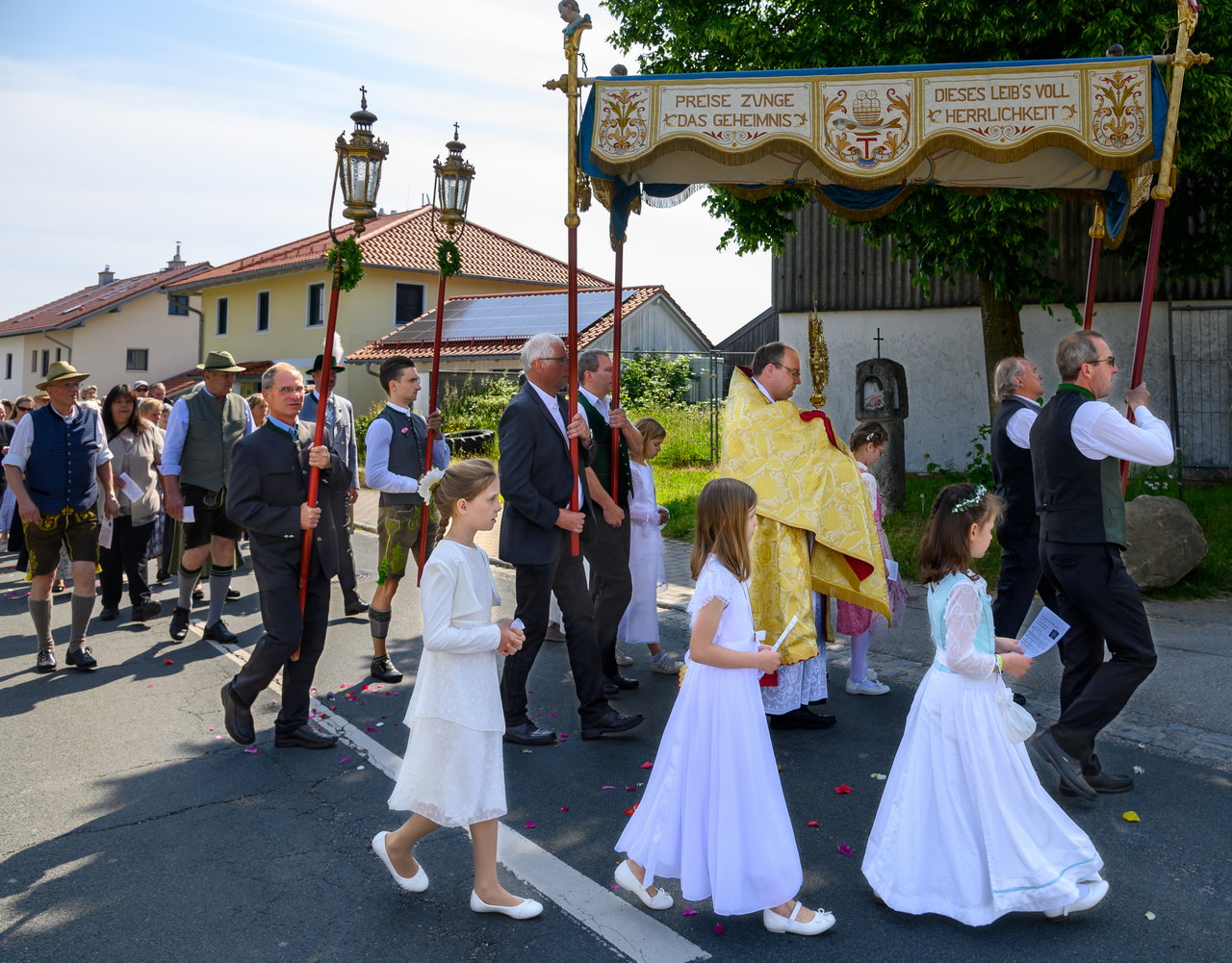 Fronleichnamsprozession in Rott am Inn