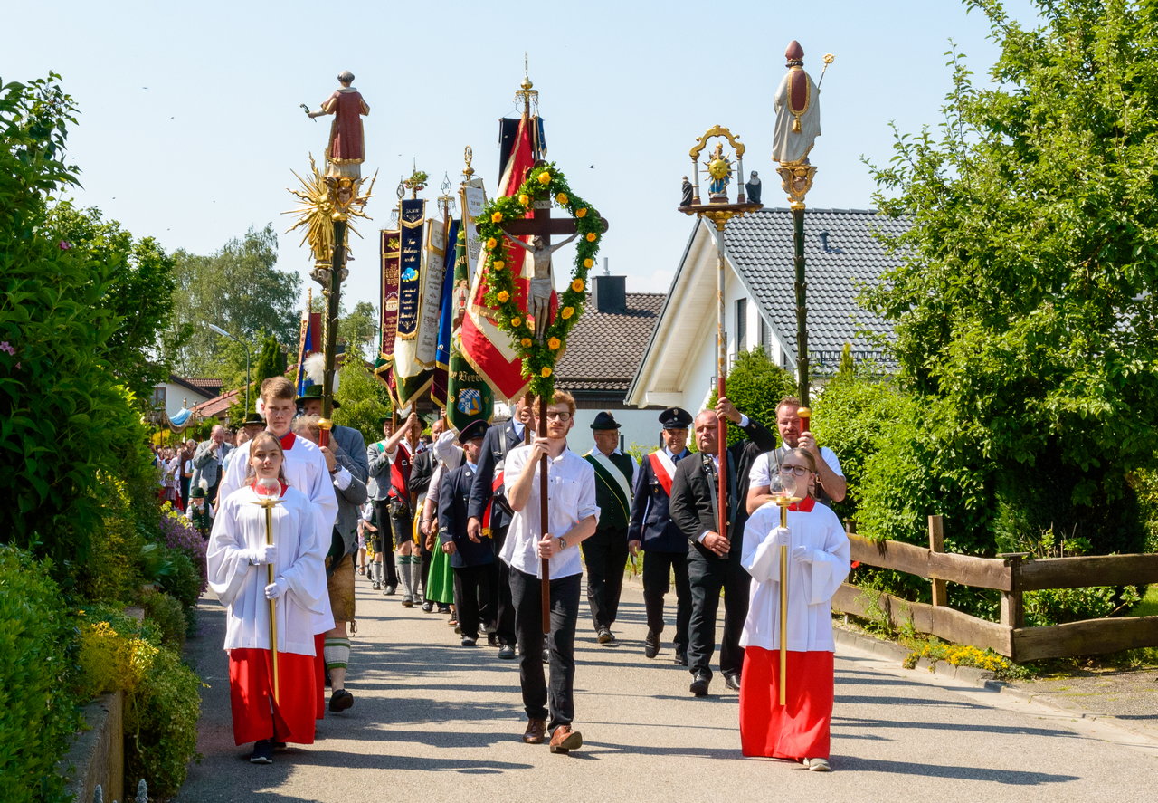 Fronleichnamsprozession in Rott am Inn