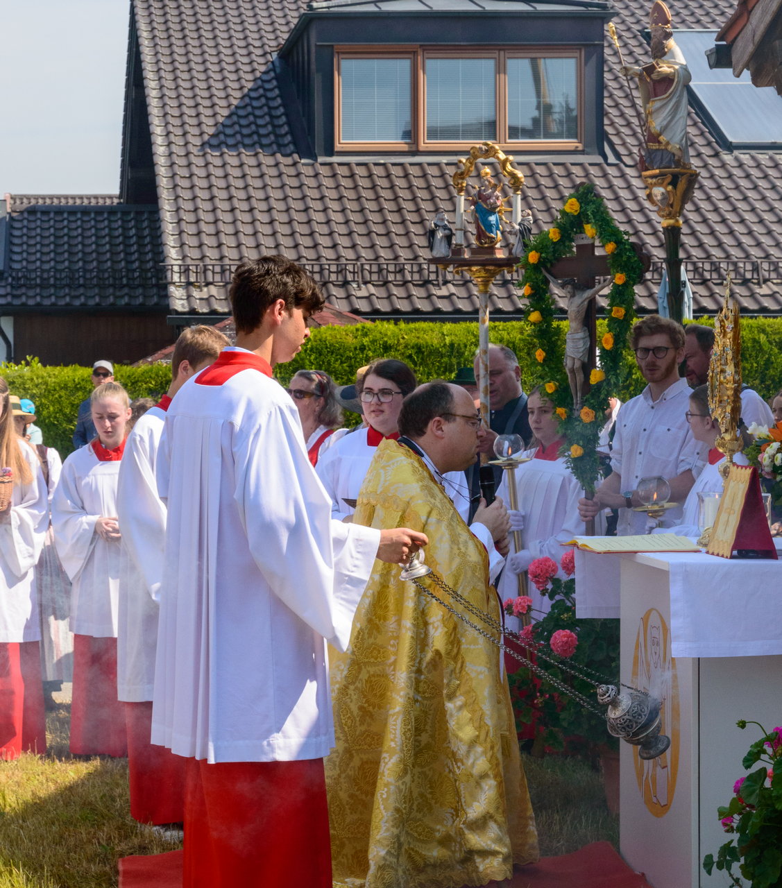 Fronleichnamsprozession in Rott am Inn