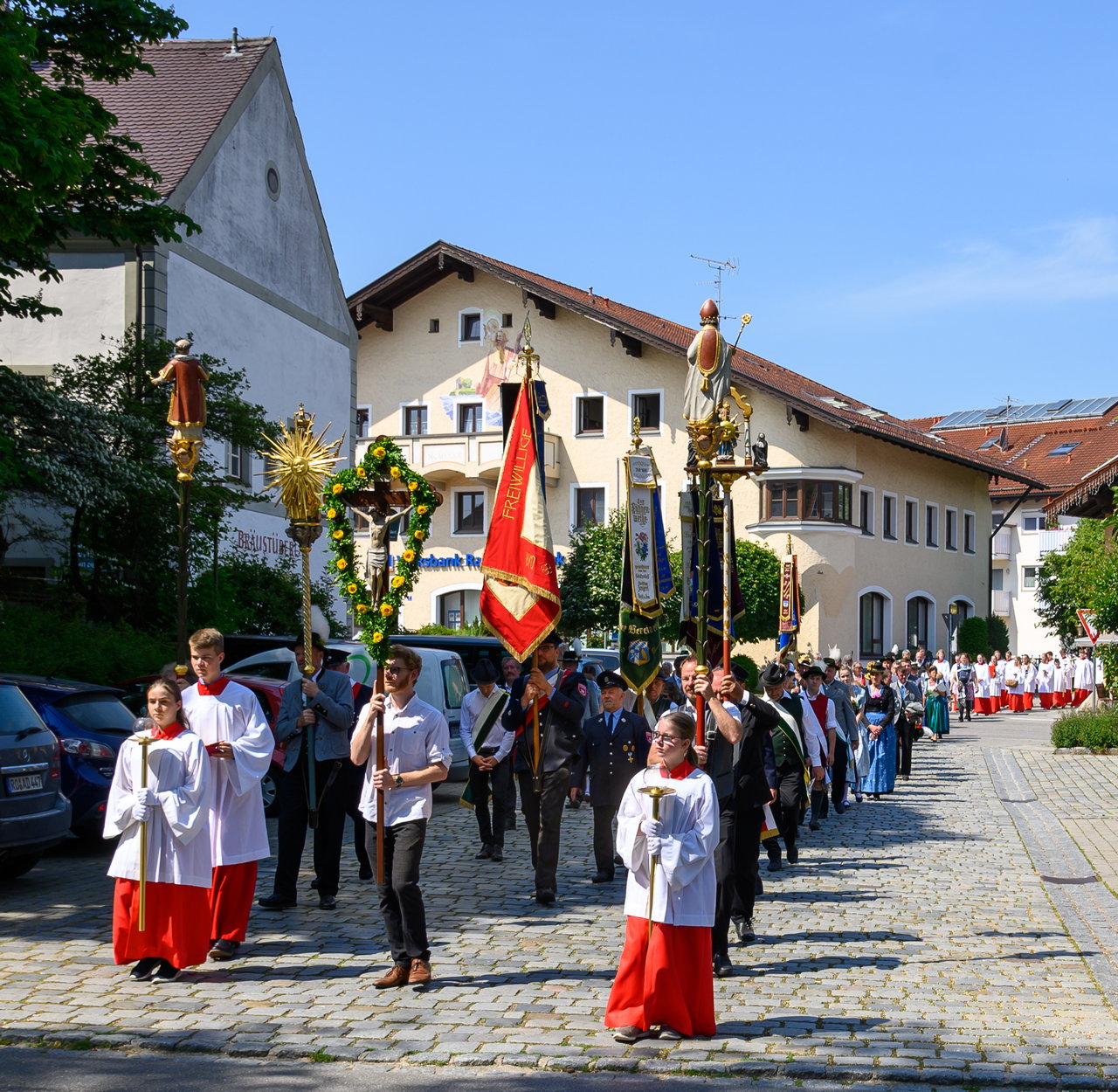 Fronleichnamsprozession in Rott am Inn