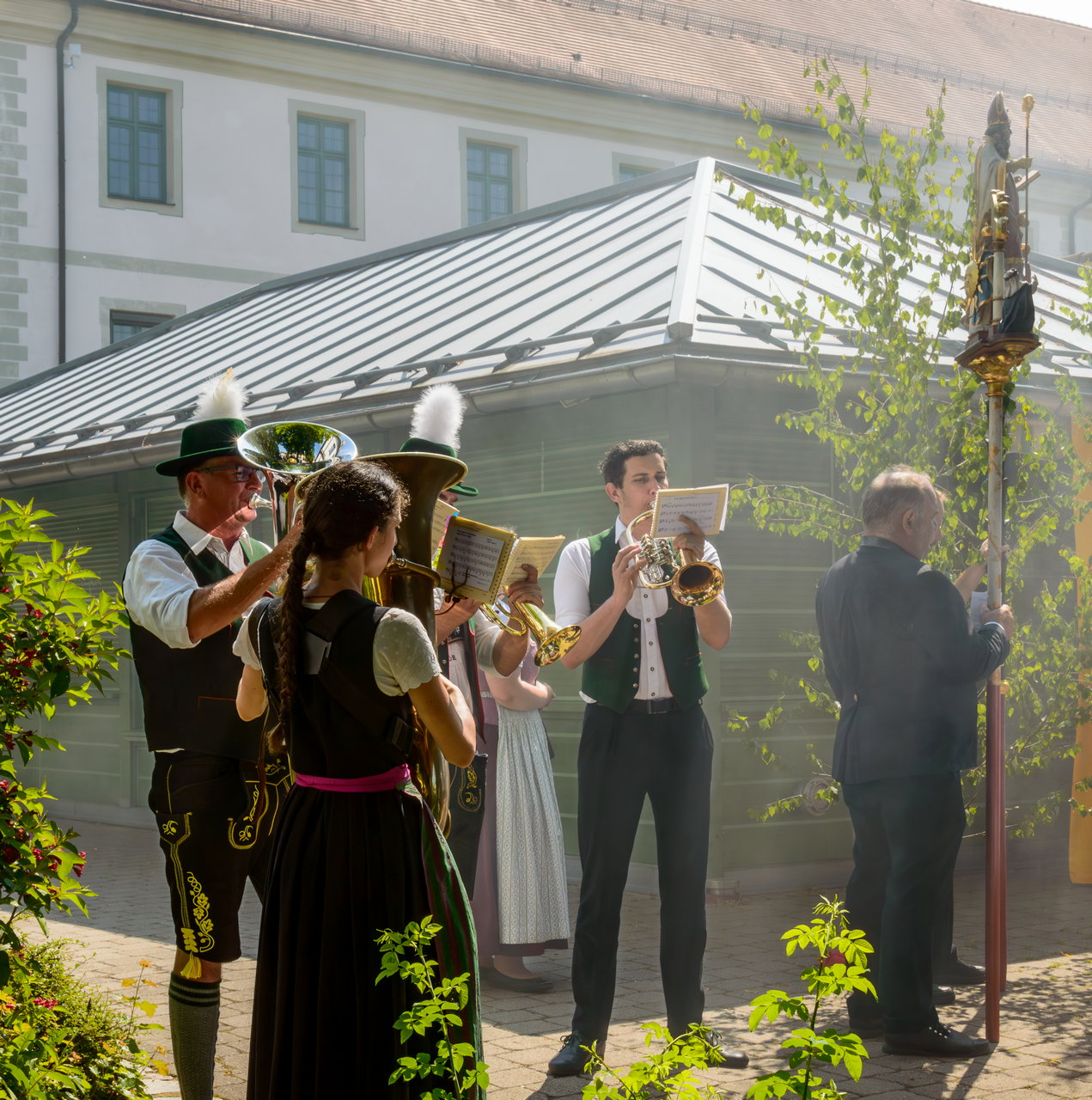 Fronleichnamsprozession in Rott am Inn