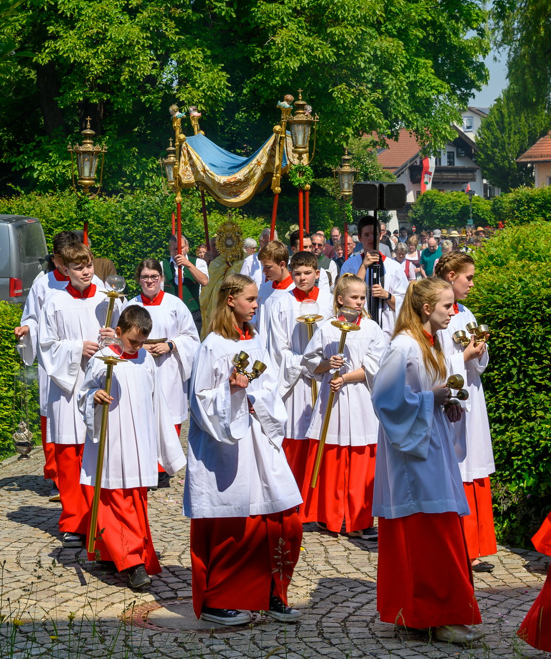 Fronleichnamsprozession in Rott am Inn